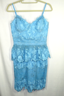 Adelyn Rae Women's Cornflower Blue Lace Cocktail Dress | eBay