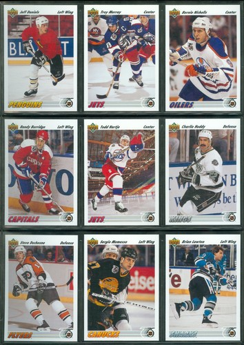 1991-92 UPPER DECK ROOKIE NHL HOCKEY ENGLISH CARD 453-700 SEE LIST - Picture 114 of 250