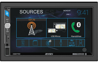 Mazda RX8 2004-2008  Radio Jensen CMM7720 7'' Bluetooth Mechless Google Apple