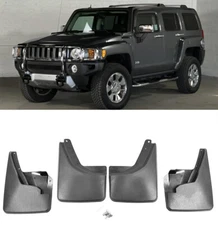 Factory Fitment Front Rear Kit Mud Flaps Mud Splash Guards For 06-10 Hummer H3