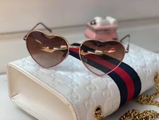 Luv Only Love Here Heart Sunglasses #119