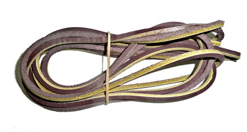 LEATHER Boot Laces Shoe Laces, shoelaces 120cm long SOLD IN PAIRS - Picture 6 of 18