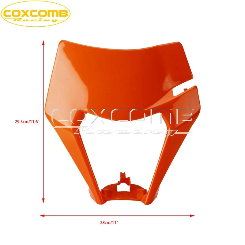 Máscara de faro universal para Yamaha TTR110 TTR230 WR250F WR450F YZF 426 Foto 3 de 4