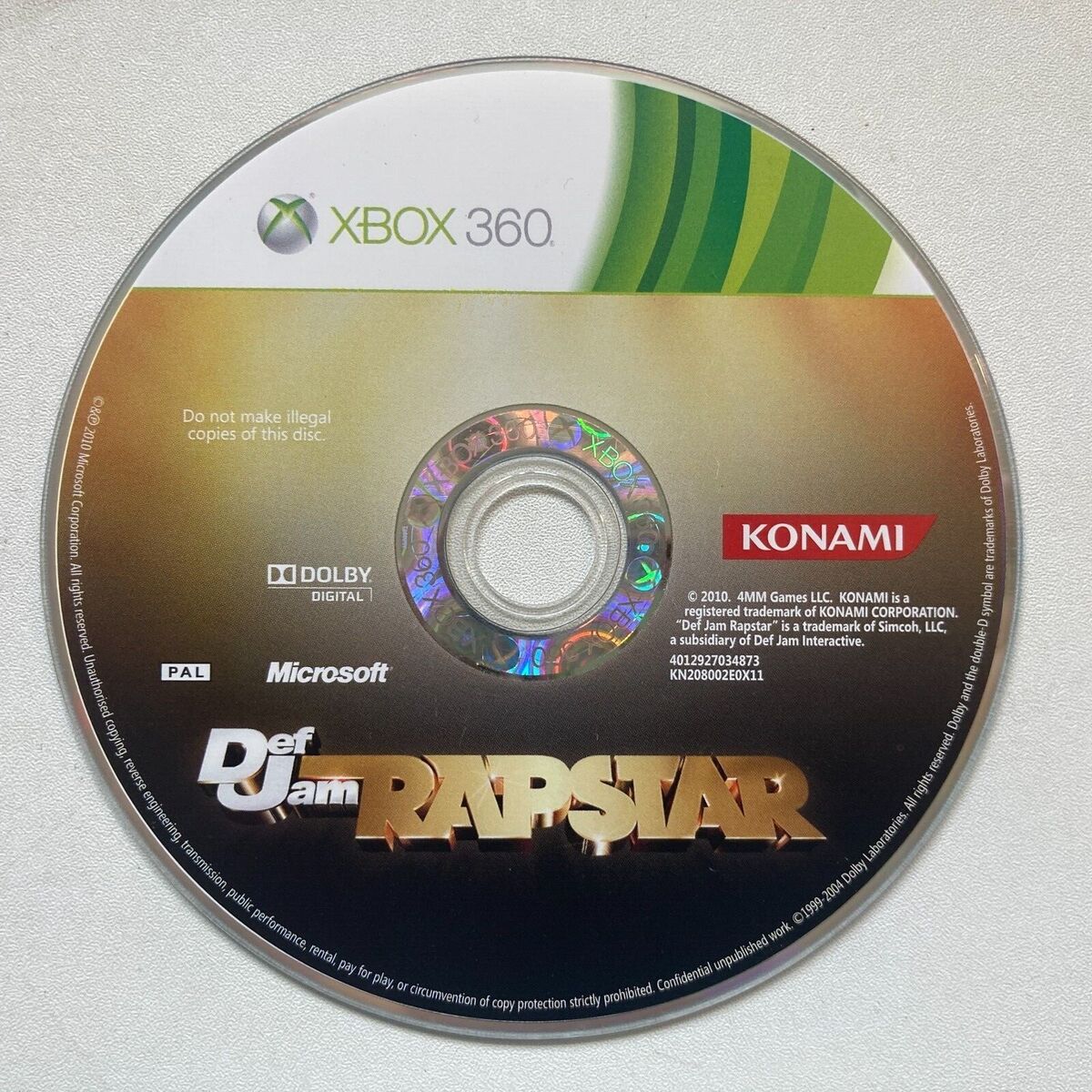  Def Jam Rapstar : Konami of America: Everything Else