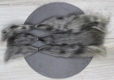 Mohair Doll Hair wig color natural gray 8-11" 0.35 oz locks angora DIY reborn