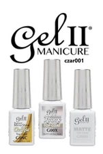 La Palm GEL II Gel Polish Top Coat -  3 Types (No cleanse, Xtreme Shine, Matte)