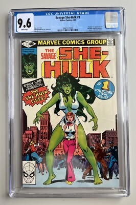 Savage She-Hulk #1, CGC 9.6, NM+ , Key 1st Appearance Of She-Hulk