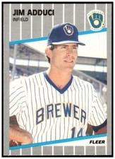 1989 Fleer #176 Jim Adduci NM