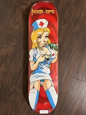 HOOK-UPS “Nurse Krissy” SKATEBOARD Jeremy Klein JK INDUSTRIES Free Shipping