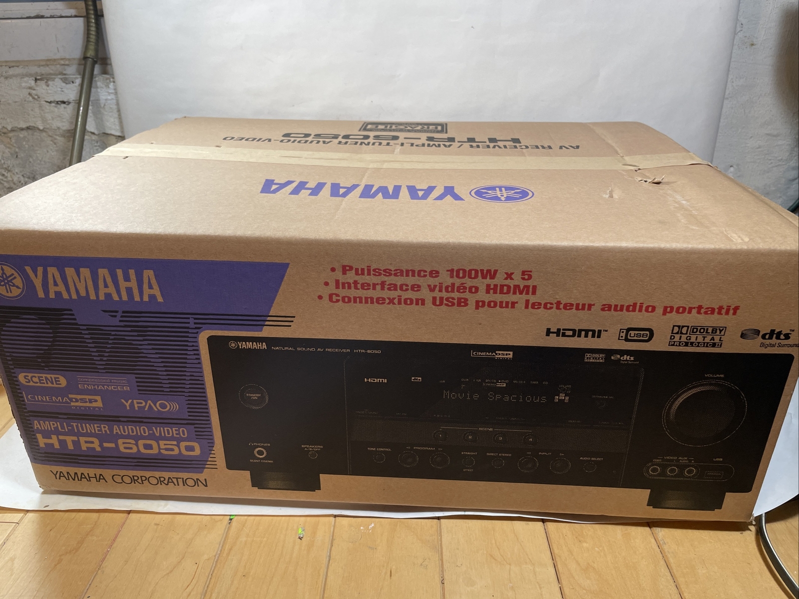 Yamaha HTR6050 5.1 Ch HDMI Home Theater Surround Sound Receiver