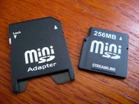 256mb Minisd Card Mini Sd Memory Card + Adapter 256mb Minisd Card Mini Sd Memory Card + Adapter