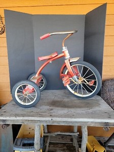 Vintage 1970's Coast king child's coast red trike Junior Tricycle