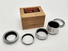 Accura Exakta KE Bayonet Mount Extension Tube Ring Set Approx. 25mm 11mm 5mm