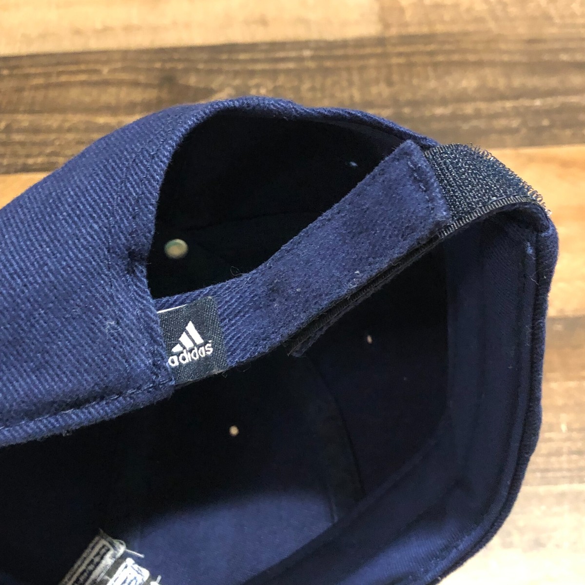 Vintage Adidas Hat Strapback Baseball Cap Mens Blue White