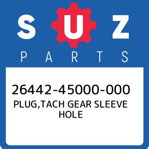 PLUG, TACHO, SLEEVE HOLE