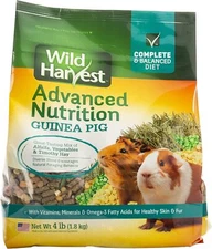 Wild Harvest Advanced Nutrition Guinea Pig, 4 Pounds, Complete And Balanced Diet