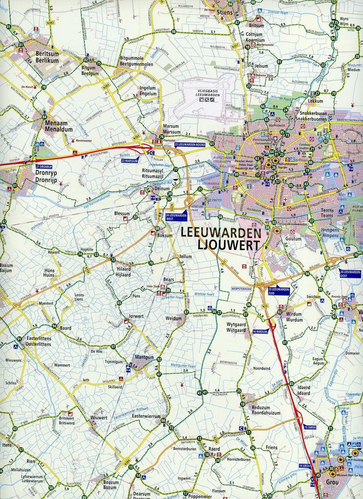 Thumbnail - Ameland - Friesland Noord (nes / Dokkum / Leeuwarden) 1 : 66 000 |