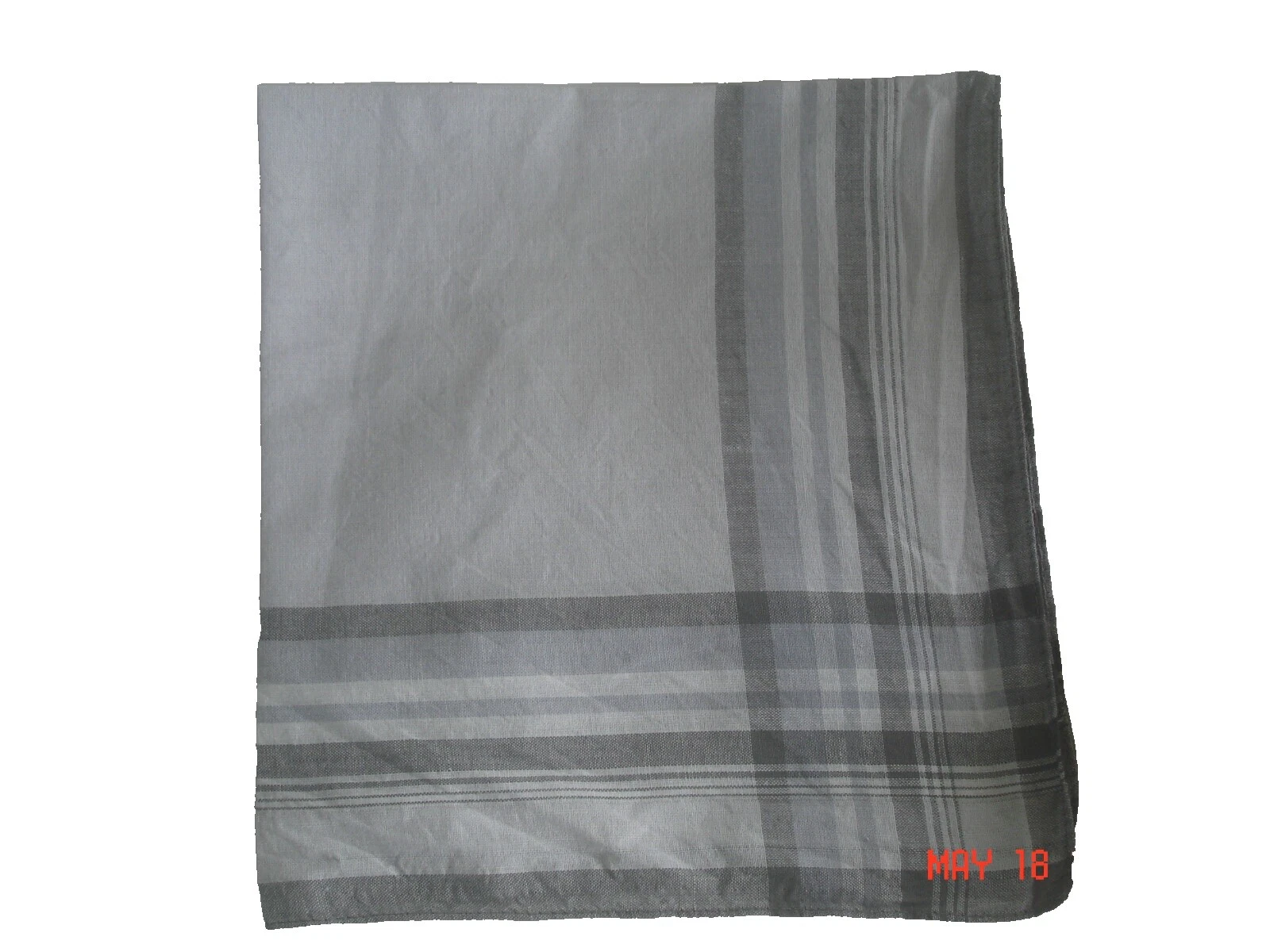 Cotton Blend Striped Vintage Plain & Solid Handkerchiefs