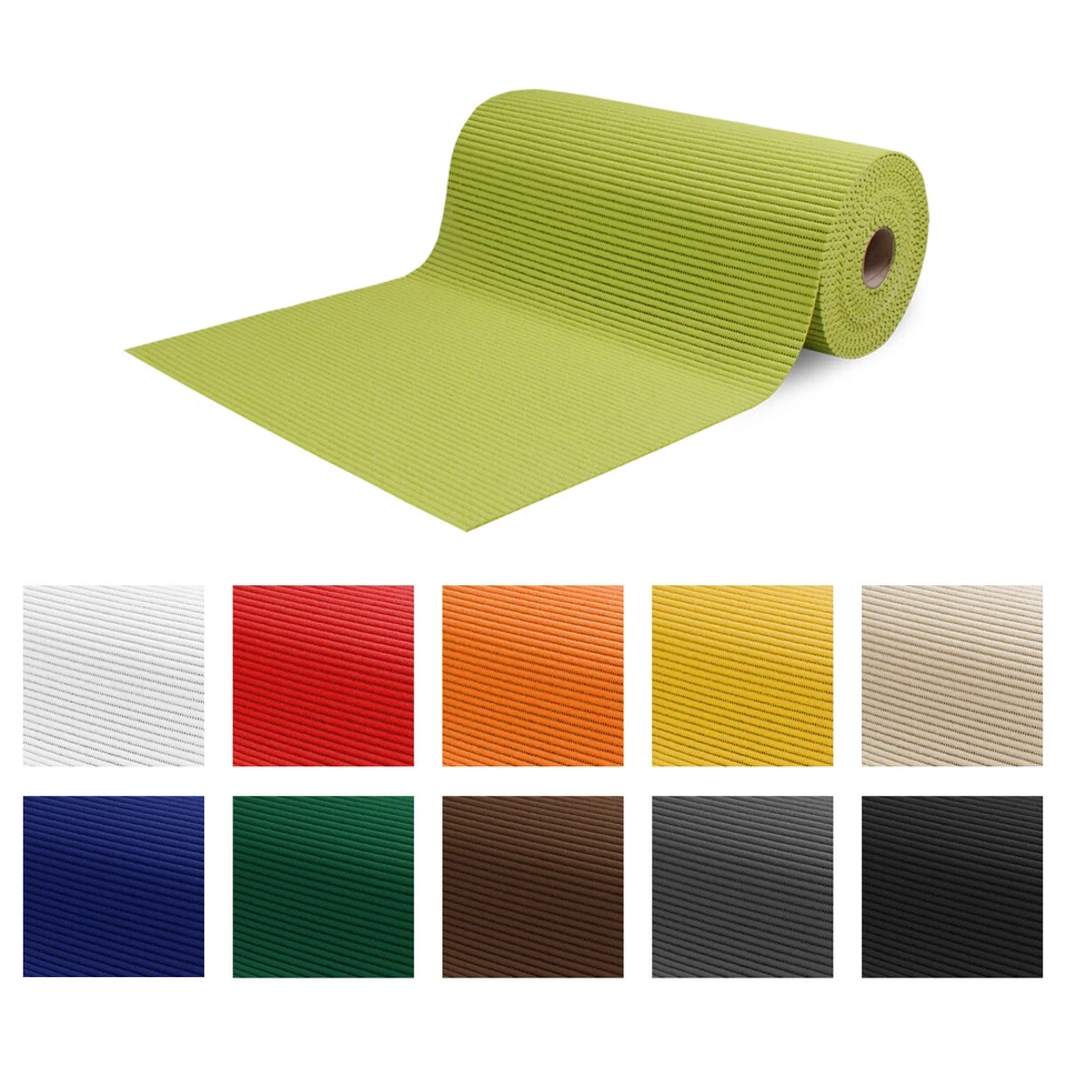 Tappeto al Metro Passatoia Gomma Antiscivolo Multiuso Assorbente Tinta Unita