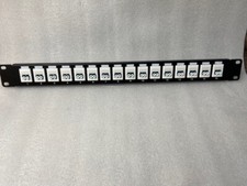 32 Port LC SM Fiber Patch Panel Keystone Loaded 1RU 19"