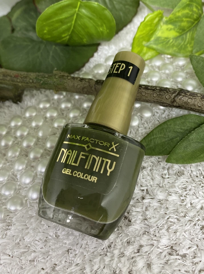 Max Factor Nailfinity Gel Colour Nagellack 595 Green Room moos grün 12ml - Bild 3 von 4