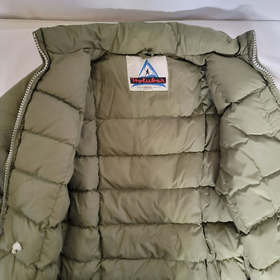 Holubar Vtg Goose Down Full Zip Jacket Mens Small