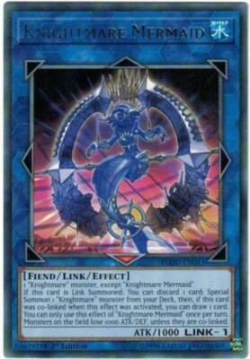 Yu-Gi-Oh! Knightmare Mermaid Card - FLOD-EN043 Rare 1st Edition From Flames Of Destruction