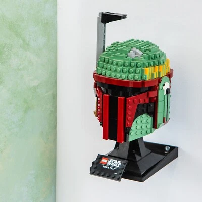 BRICKIFY 2er-Pack Wandhalterungen/Halterungen für Lego Helm Sammlung, 3D gedruckt, Star Wars,