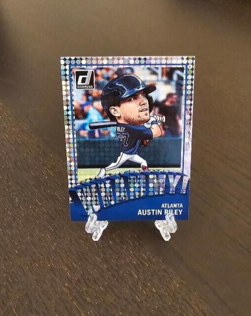 2022 Donruss Austin Riley Whammy Card Case Hit Atlanta Braves