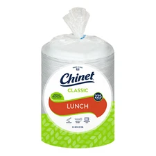 Chinet Classic Lunch 8-3/4" Paper Plates, 225-count