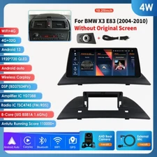 10.25"Wireless CarPlay Android Auto Car Multimedia Screen For BMW X3 E83 2004-10