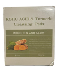 Kojic Acid  Turmeric Cleansing Pads - Face Cleansing - 50 pads - Exp 09/27