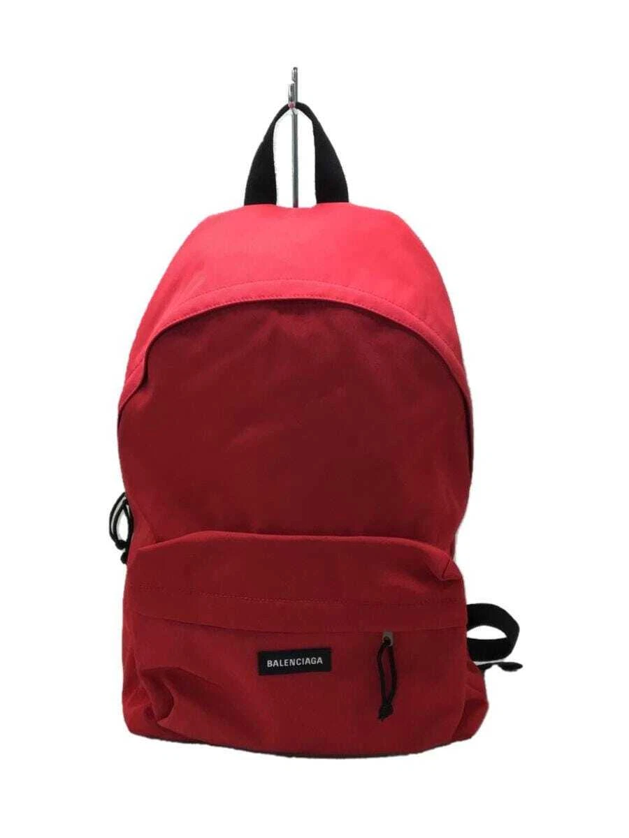 BALENCIAGA backpack red nylon height 48 width 33 eBay