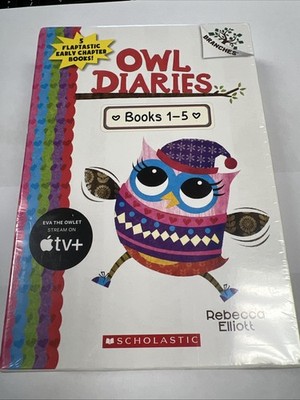 Owl Diaries, Books 1-5: a Branches Box Set by Rebecca Elliott (2016 Set) SEALED*