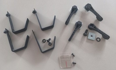 OEM Ryobi BT3100 Table Saw Stand Storage Hooks, Rail Lock Clamps, Bevel Indicato