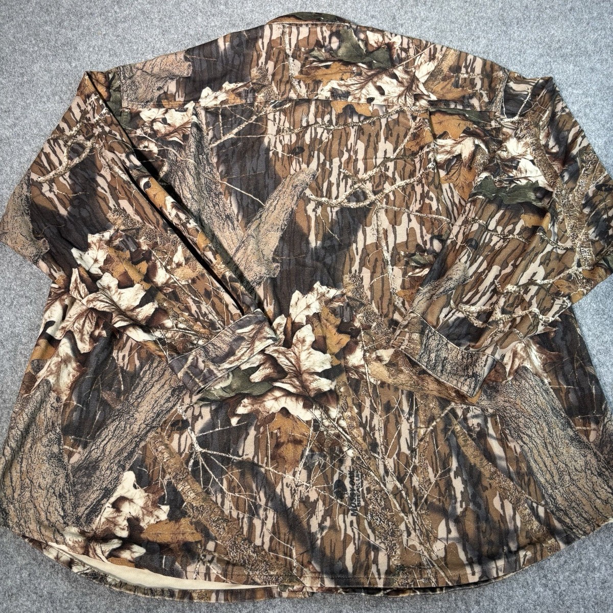 Chêne mossy camo chemise boutonnée à manches longues chasse