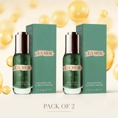 La Mer The Micro Peel 30mL 1oz Pack of 2 NEW Factory Sealed EXP-2028 NIB