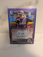 Cristian Arguelles Bowman Chrome 2025 Purple /250 Auto