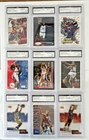 Graded Sports Card (lot of 9) NBA Michael Jordan Pierce  Iverson Miller Rookies