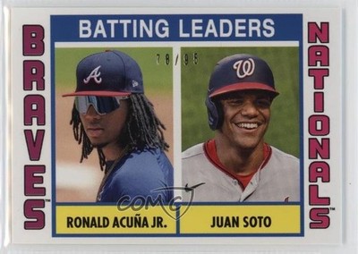 2021 Transcendent Collection VIP Party 78/95 Juan Soto Ronald Acuna Jr 0d08