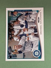 Michael Saunders 2014 Topps Seattle Mariners #224 Z322