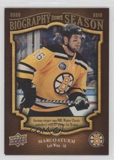 2009-10 Upper Deck Biography of a Season Marco Sturm #BOS20 0a4