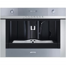 Smeg CMSC45 Linea Compact Fully Automatic Built-in Coffee Machine Stainless