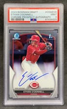 2023 Bowman Chrome Draft ETHAN O'DONNELL Reds Prospect 1st Auto Mint PSA 9