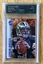 2024 Leaf Metal Pro Set Drew Brees Retro Crystal Fire 1/1 EJE Gem Mint 10