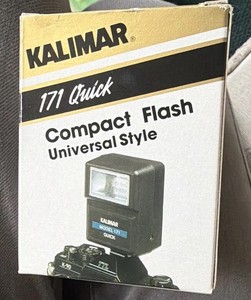 Kalimar 171 Quick Compact Flash 35mm Film Camera Universal Compat* w/Canon Ae-1