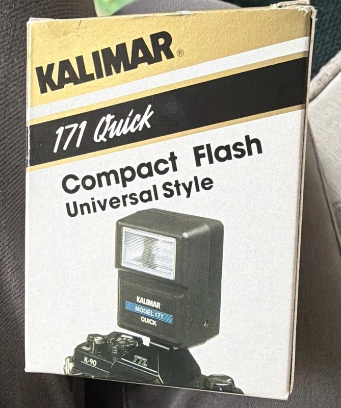 Kalimar 171 Quick Compact Flash 35mm Film Camera Universal Compat* w/Canon Ae-1