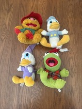 1987 Mickey s Christmas Carol Lot of 4 Plush Toys