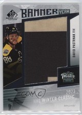 2023-24 Upper Deck SP Game Used Banner Year Winter Classic David Pastrnak 09br