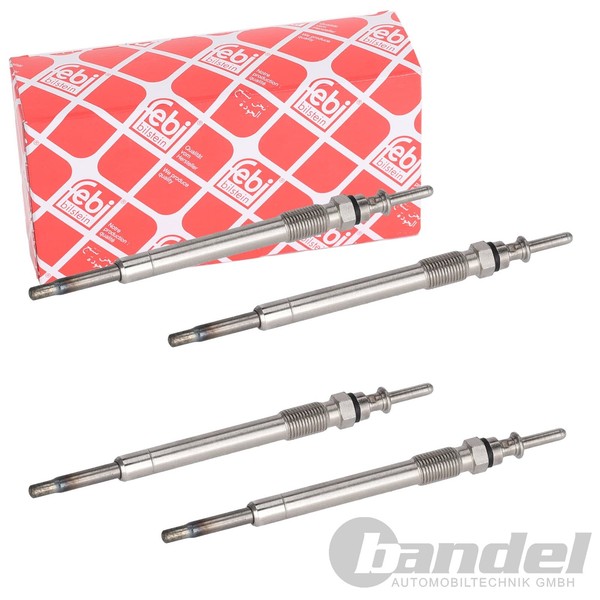 4X febi bilstein GlÜHkerzen 19884 Passend FüR 4-ZYLINDER BMW 7-image